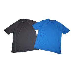 O Neill Men's Size Large Athletic Shirt Lot of 2 Performance Fit Short Sleeve